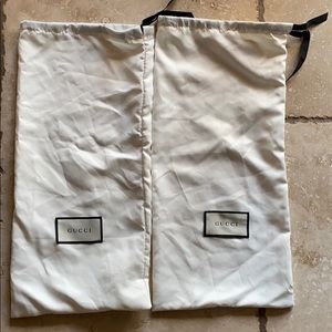 Set of 2 Authentic Gucci Shoes Bag